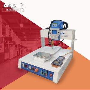 Industrial Desktop PCB Board High Precision Robot Glue Dispensing Machine for LED Expo New Nickel PCB
