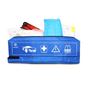 GAUKE Car Automobile truck first aid kit Roadside Kit with safety vest 3 in 1 meet  DIN13164, EN ISO20471, E-Mark