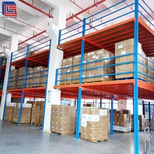 Warehouse Rack Multilayer Column Attic Loft Platform Mezzanine Floor Rack For Warehouse Storage
