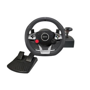 Multi-platform Steering Wheel for Games Wired Game Steering Wheel 270 Degree Rotation 7 in 1 Gaming Steering Wheel PC Gaming