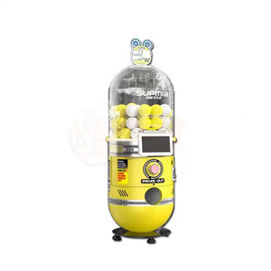 Amusement Center Shopping Malls Kids Play Mini Arcade Games Bouncy Ball Coin Operated Gashapon Capsules Toy Vending Game Machine