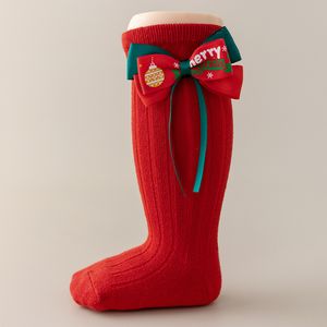 Wholesale Kids Girls Socks Spain Bow Christmas Newborn Baby Socks