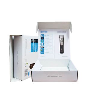 Custom white foldable shipping cartons Product packaging aircraft boxes