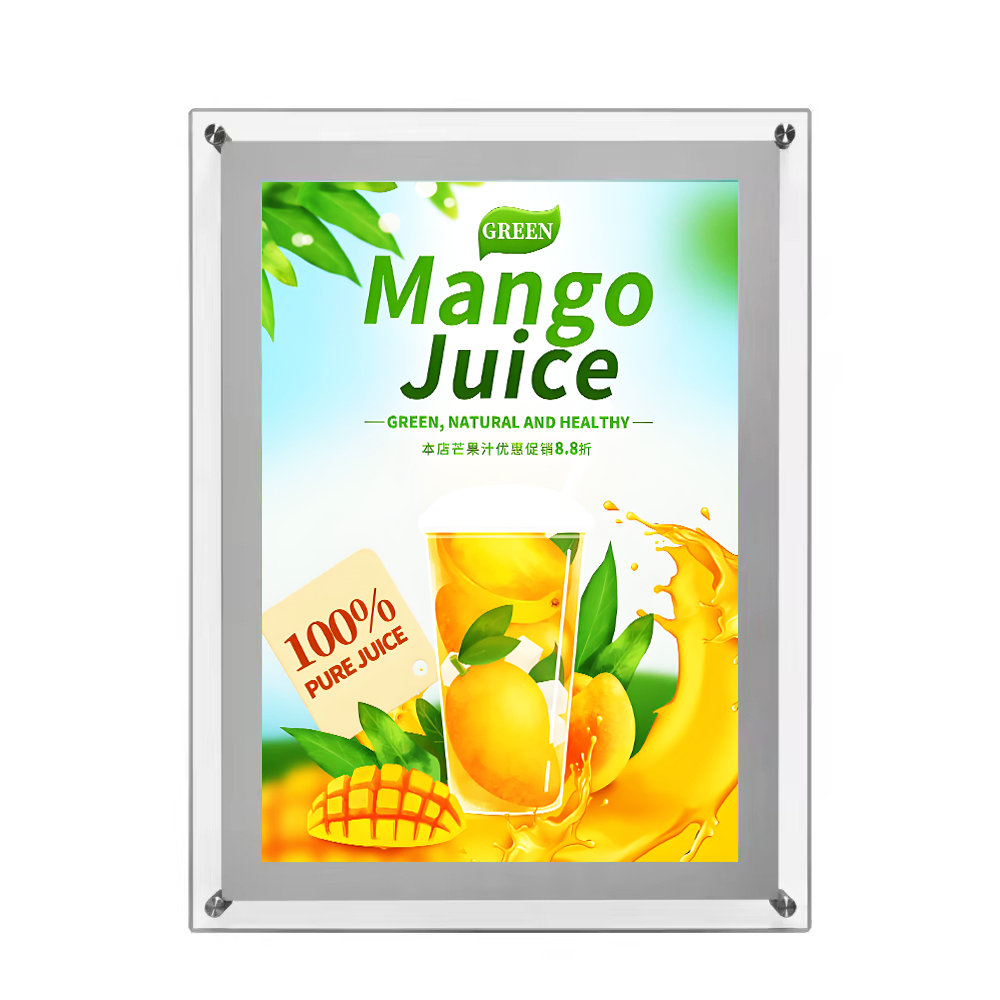 Shanghai Minghui Advertising Co., Ltd Acrylic Light Box Photography Advertising a3 Crystal Illuminated Light Box