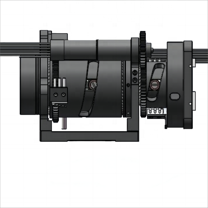 41-164 mm continuous motorized zoom lens