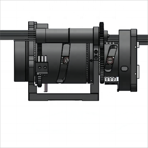 41-164 mm continuous motorized zoom lens