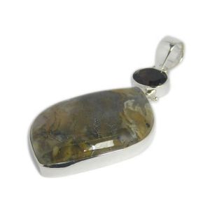 Elegant Agate Gemstone Pendant 925 Sterling Silver Fine Jewelry Pendants & Charms For Women And Girl Gift For Her