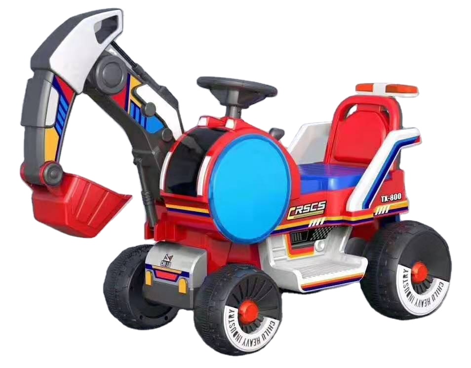 Shanghai Pudong New Area Jinqiao Town Jinqiao Village Villagers Committee 2024 New Kids Ride on car electric Bulldozer Mountable Car Toy for Children Electric Ride on Kids car