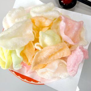 High Quality Natural Colour Prawn Slices Prawn Cracker Crisp Snack Food Healthy Prawn Cracker