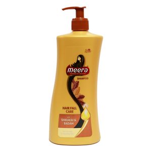 Meera Herbal Shampoo 650ml Hair fall Care with Shikakai and Badam for Strong and Healthy Hairs