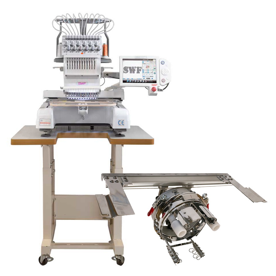 Latest Top Selling SW F 12 needle Embroidery Machine(Includes Cap Driver, Cap Frames and Stand)