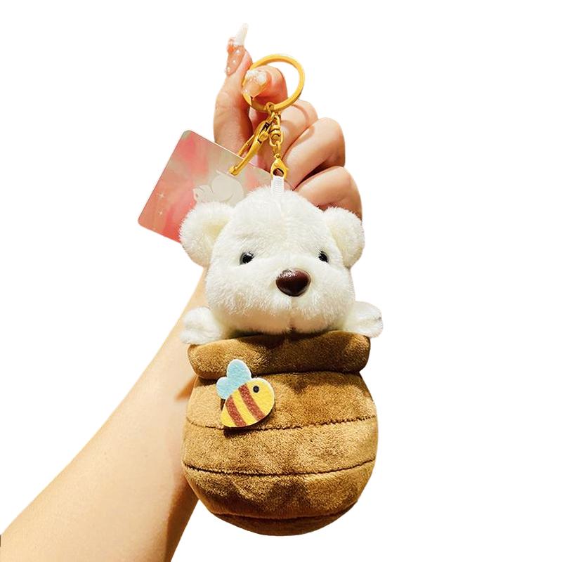 Yiwu Shangcheng Crafts Co., Ltd. Custom Key Chains With Flower Pendant Led Shoe Set Sneaker Luxury Bear Silicone Gun Pill Box Pepper Spray Keychain Self-Defense