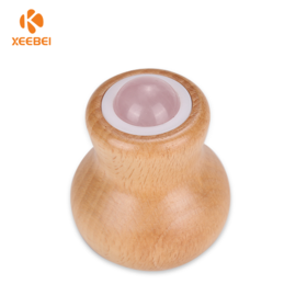 Wooden Gourd shape massage ball face roller jade roller neck massager body massager