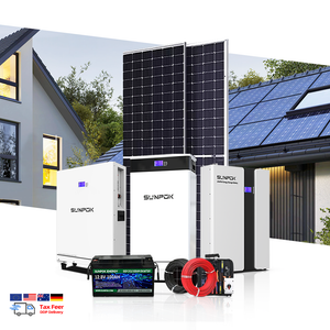 Home Solar Energy System Off Grid With 24v 48v Lithium Battery 3kw 3000w 8kw 10 Kw 15kw 20kw 30kw Hybrid Solar Energy System Kit