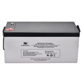Deep Cycle GEL Solar Battery 12v 1000ah with  4* 12v 250ah battery for Solar Energy Storage Systems