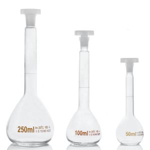Lab Boro 3.3 Glass Heavy Wall Class A 100ml Volumetric Flask