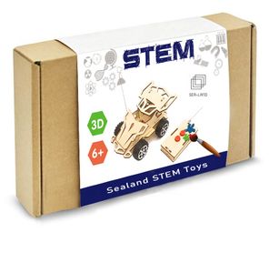 C-20A SEALAND Diy Wooden Stem Building Truck Build Up Assembly Wood Toys Educational Wooden