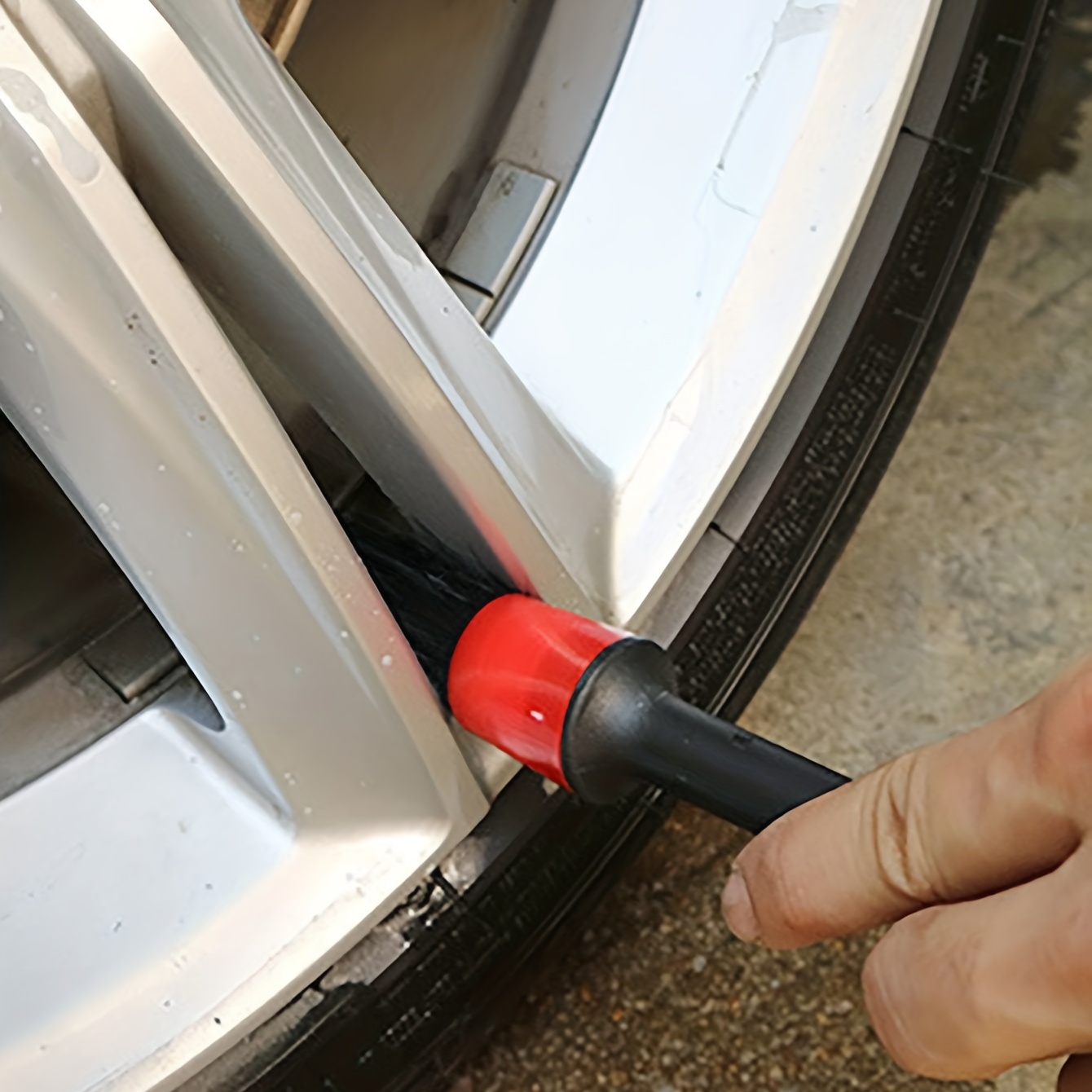 Yiwu City Small Tang Household Goods Firm 5pcs Extra Soft Car Detailing Brush Auto Cleaning Tool Rotating Brush Detail Brushes for Car Auto Clean Washing Detailing