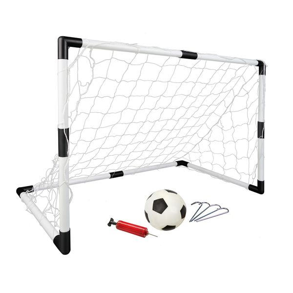 High Quality 93x60x50cm Mini Plastic Soccer Goal Set Indoor And Outdoor For Kids Soccer Goal Set