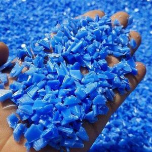 High-Density Polyethylene (HDPE) Blue Drum Regrind from South Africa Pattern Granules Model Number HDPE Granules