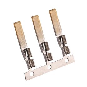 Custom Sheet Metal Manufacturing Small Battery Terminal Copper Crimping Naked Hole Ring Female Pin Terminal