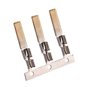 Custom Sheet Metal Manufacturing Small Battery Terminal Copper Crimping Naked Hole Ring Female Pin Terminal