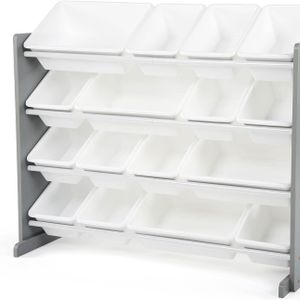 CHWO01 Wood children's toy organizer Children's toy  multi-layer storage rack locker Modern picture book rack
