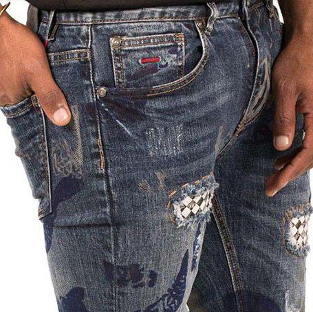 Men jeans shirts kid Jean trousers male 2023 Custom Wholesale Jean for man Male drawstring trouser