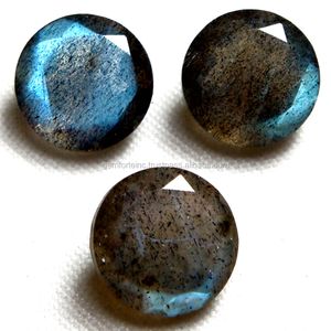 Labradorite Round Oval Trillion Customized Shape Calibrated Size AAA Quality Blue Fire Labradorite Gemstone Wholesale Price