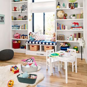 Contemporary Stackable Storage Basket Fabric Closet Storage Organizier with Handles Aesthetics PET Felt Storage Bins