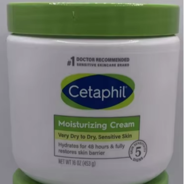 BOS TRADINGS LLC Cetaph-il Moisturizing Cream For Very Dry Sensitive Skin Fragrance Free 16 Oz 2pk