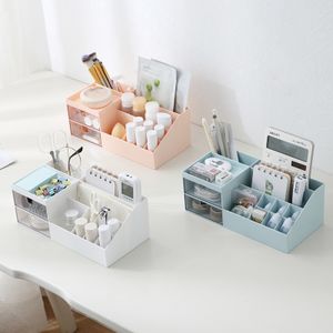 29778 Multifunctional office drawer storage box desktop large capacity plastic storage box modern cosmetic storage box for Table