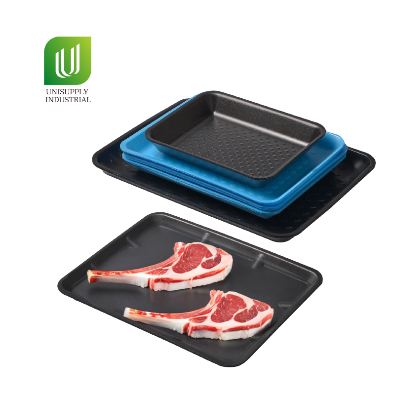 Foam Disposable Vacuum Seafood Meat Sealing Tray For Fresh Meat Steak Beef
