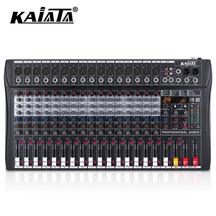 KAIKA RX16 -4 OEM 48V Professional 16 Channel Suitable for a variety of devices Audio Mixer Console Home KTV DJ