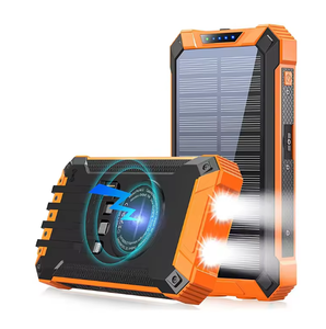 New Design Customize Solar Cell Wireless Phone Charger Large Capacity Solar Cell Phone Charger 20000 50000mah