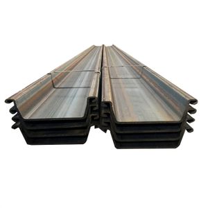 ASTM A572 Bridges Building Construction Hot Rolled Z Style Steel Sheet Pile