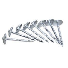 Bwg 9X2.5 umbrella head galvanized roofing nails clavo de calamina con jebe precio 2 1/2" 3''