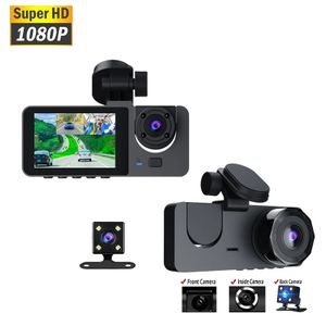 New 3 channel WIFI dash cam 3 cameras car dash camera front and rear Inside car dvr dashcam 3 lens car camera dash cam