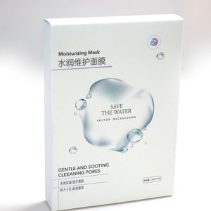 OEM factory printing logo art paper makeup paper stick packaging foldable box cosmetic personal care cosmetic kraft paper boxes