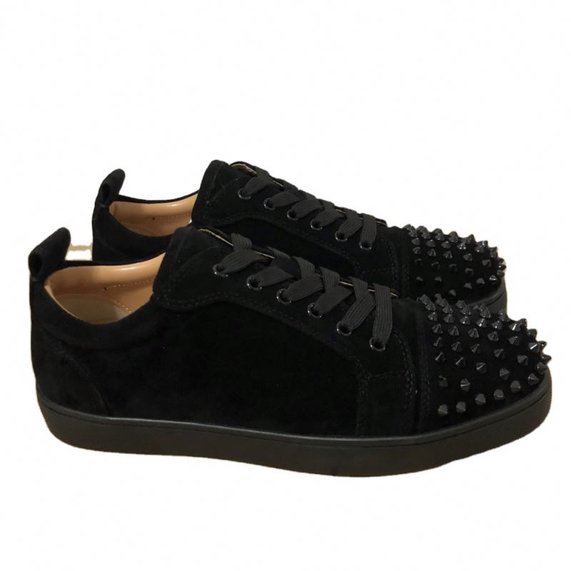 Quanzhou Fengze District Yisui Trade Firm factory womens mens genuine leather red bottom designer shoes famous brands wholesale thunder luxury flat casual shoes