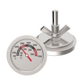 BBQ Thermometer Gauge for Multiple Grills and BBQ Smokers, Barbecue Grill Temperature Gauge Grill oven thermometer