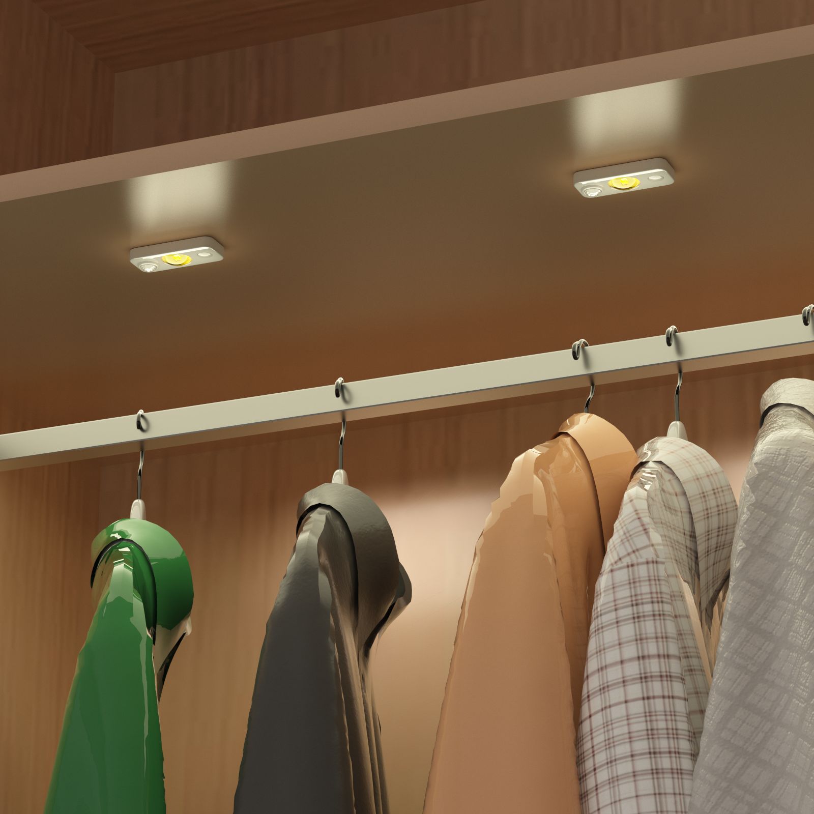 Dongguanshi Qirui Smart Technology Co.,Ltd Hand swept charging, no wiring, no slotting, no punching wardrobe, wine cabinet, shoe cabinet, human body induction light