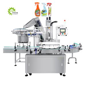 ZXSMART Rotary Plate Automatic Bottle Capper Pump Cap Spray Trigger Plastic Bottle Screw Capping Machine