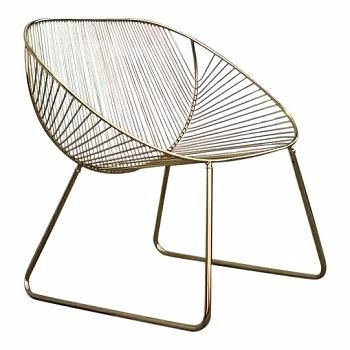Modern Antiqued Wire Metal Dining Chair Handmade PC Home Furniture Good Design Affordable