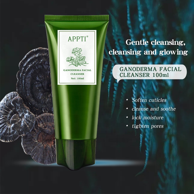 LYW GROUP LIMITED Private Label APPTI Anti Acne Aloe Vera Face Wash Facial Cleanser Ganoderma Essence Fash Wash