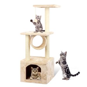 Cat Tree Manufacturer Tunnel Tower Custom Pet Furniture Condo Scratcher