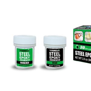 Visbella Universal Wood Art Work Gloss Quick-drying Transparent Super AB Glue Epoxy Resin 28.35ml +28.35ml clear+clear