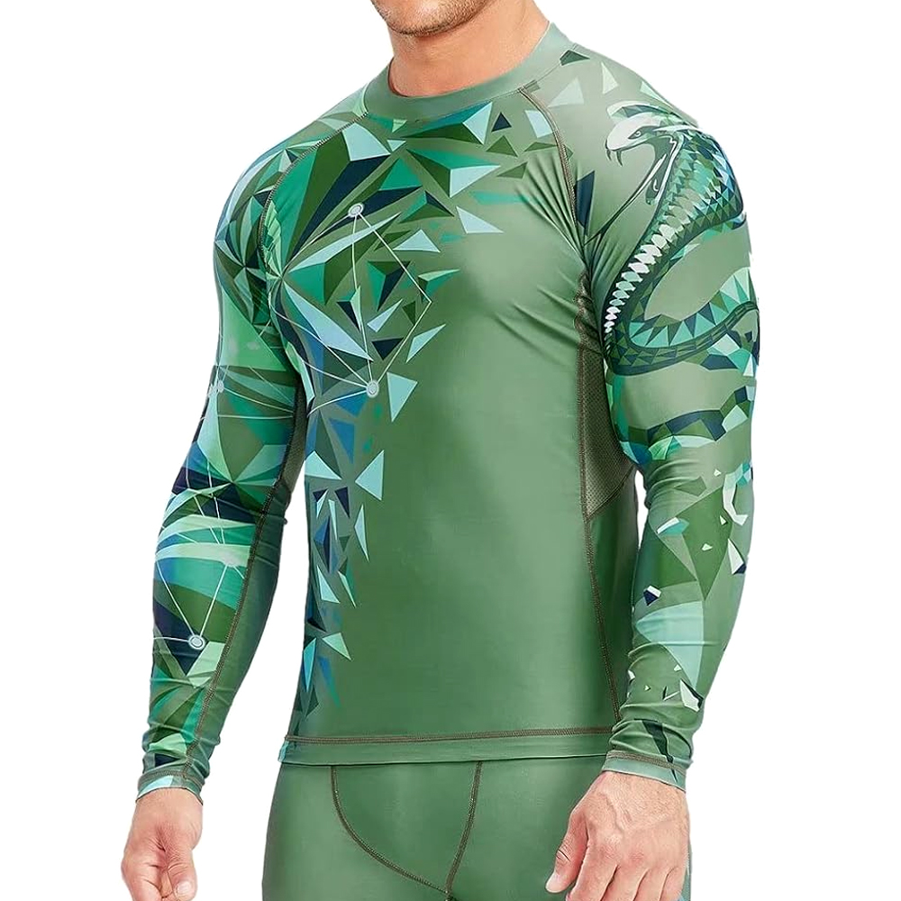 GOLDSPIX ENTERPRISES Long Sleeve BJJ Jiu Jitsu Compression Rash Guard for Kids | BJJ, No Gi Jiu Jitsu, MMA, Wrestling & Training