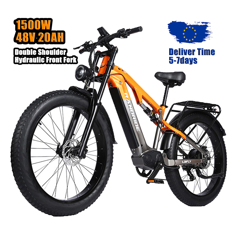 Hot Sale 1500W Electric Mountain Bike Adult 26 Inch Long Range Fat Bike