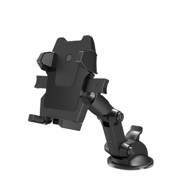 Portable 360 Degree Rotation Adjustable Mobile Phone Stand Holder ABS Dashboard Car Phone Holder Wall Suction Cup Phone Holder